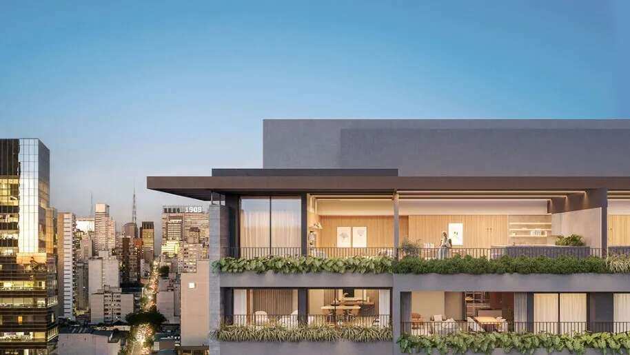 Apartamento de luxo à venda com 2 quartos, 50m² - Cerqueira César,São Paulo